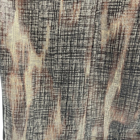 Tribal Womens Long Sleeve Zip Up Bronze Metallic Brown Midi Sheath Dress Size 8 - Picture 8 of 10